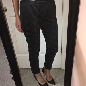 CALVIN KLEIN Snake print trousers